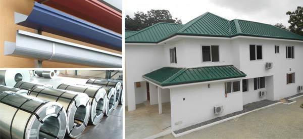 roofing in ghana, Aluminium profiles,Venus Allukin Ghana, steel, metal,iron, Zincalume, colorbond, galvaspan, sheds, garden, raincoat, roofing, roof, homes, house, long span roofing